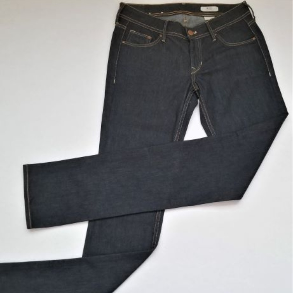 20% OFF - H&M Dark Indigo Straight Leg Jeans, 27 - Picture 2 of 8